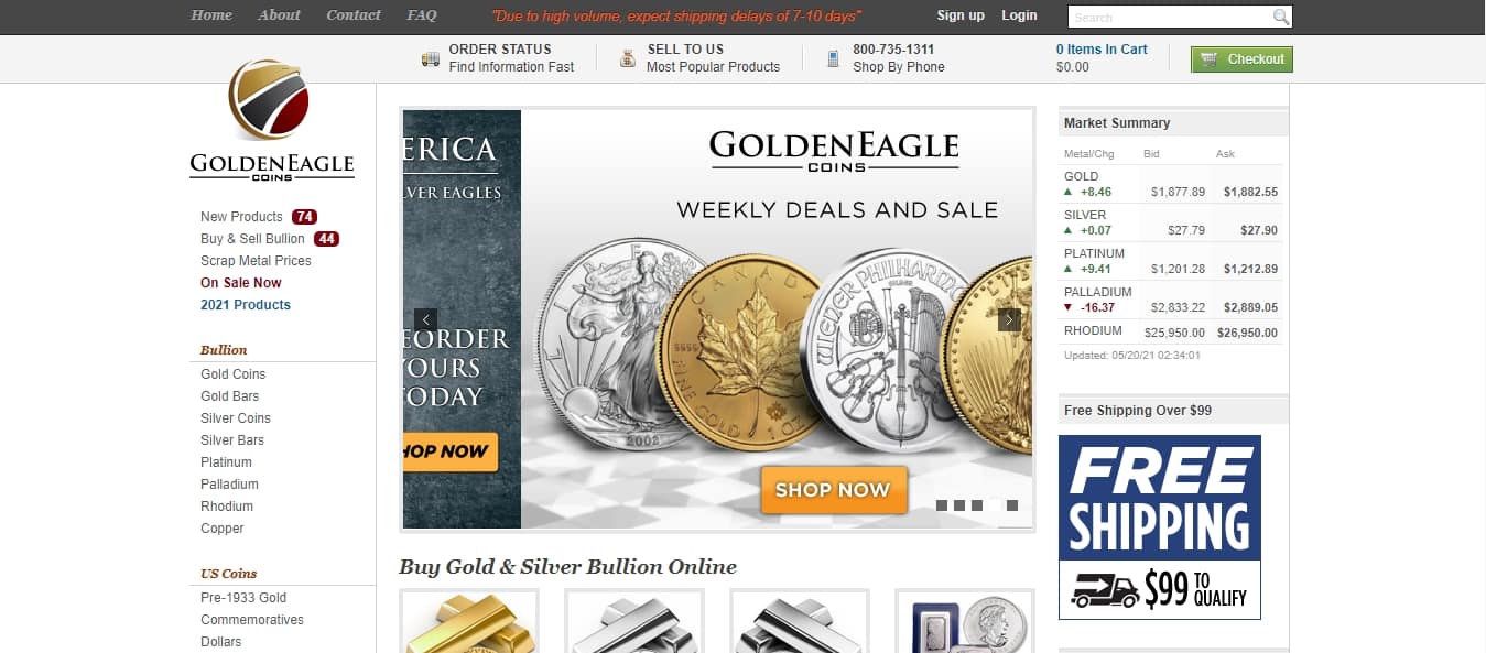 Golden Eagle Coin Review