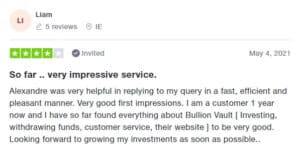 Bullion Vault review 3