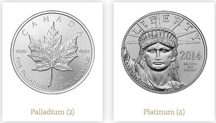 Platinum and Palladium