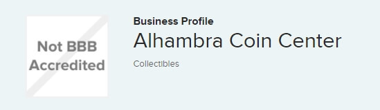 Alhambra Coin Center Review