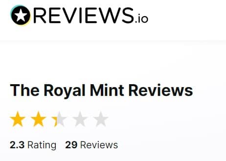 the royal mint reviews.io