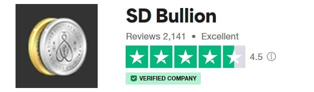 SD Bullion trustpilot