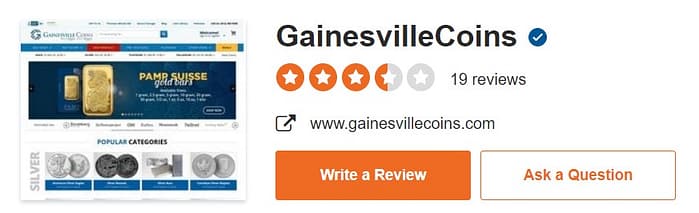 Gainesville coins sitejabber