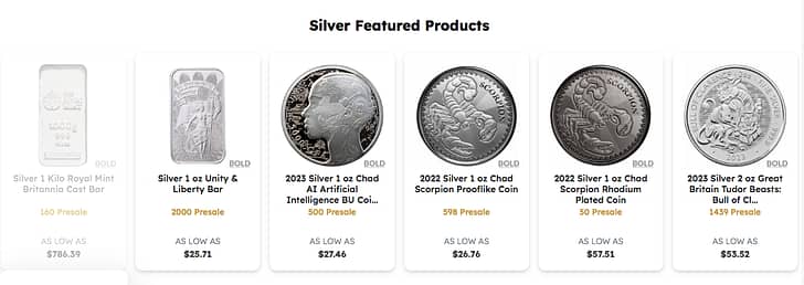 BPM Silver Products
