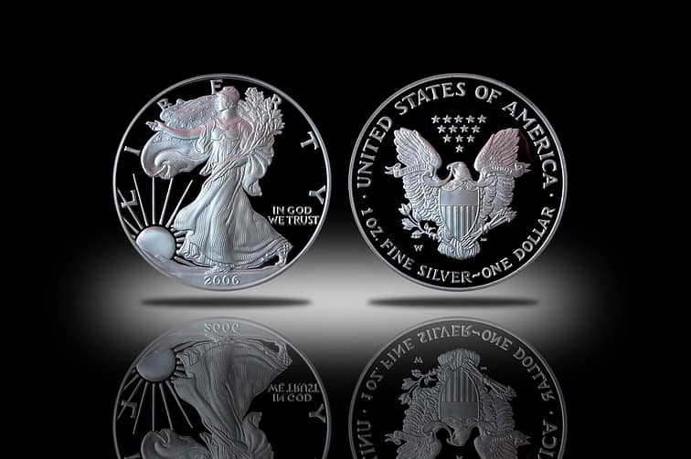 Silver coins
