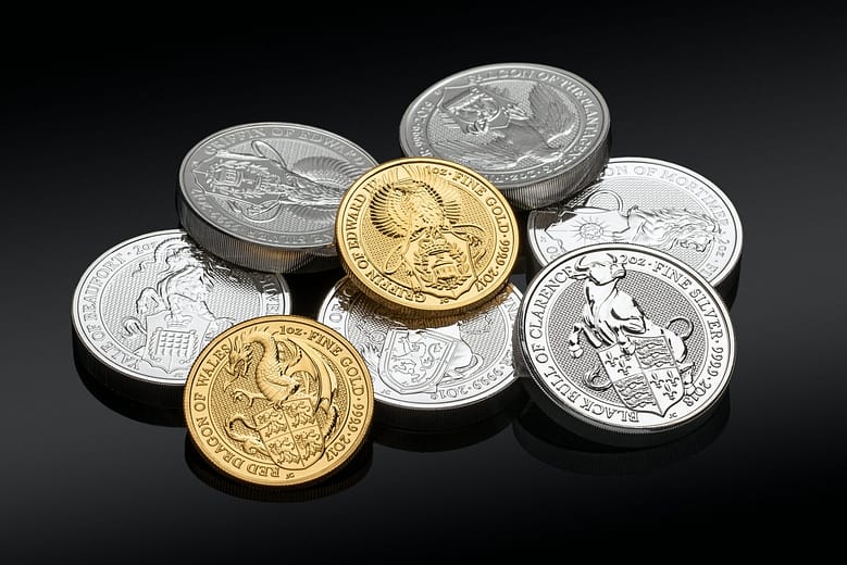 Silver coins
