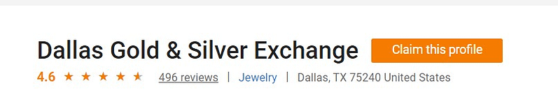 Dallas Gold & Silver Exchange Birdeye