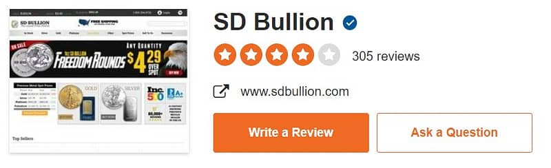 SD Bullion sitejabber 1