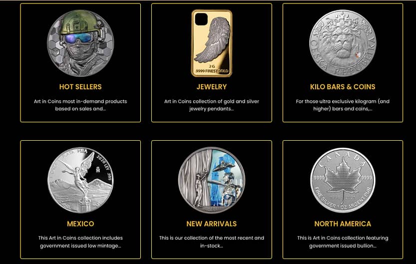 Art in Coins Product
